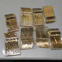WELLIEFE 700 PCS Gold Plastic Dinnerware Set for 100 Guests, Party Plates Disposable, Include: 100 Dinner Plates, 100 Dessert Plates, 100 Gold Plastic Silverware Set, 100 Napkins, 100 Cups