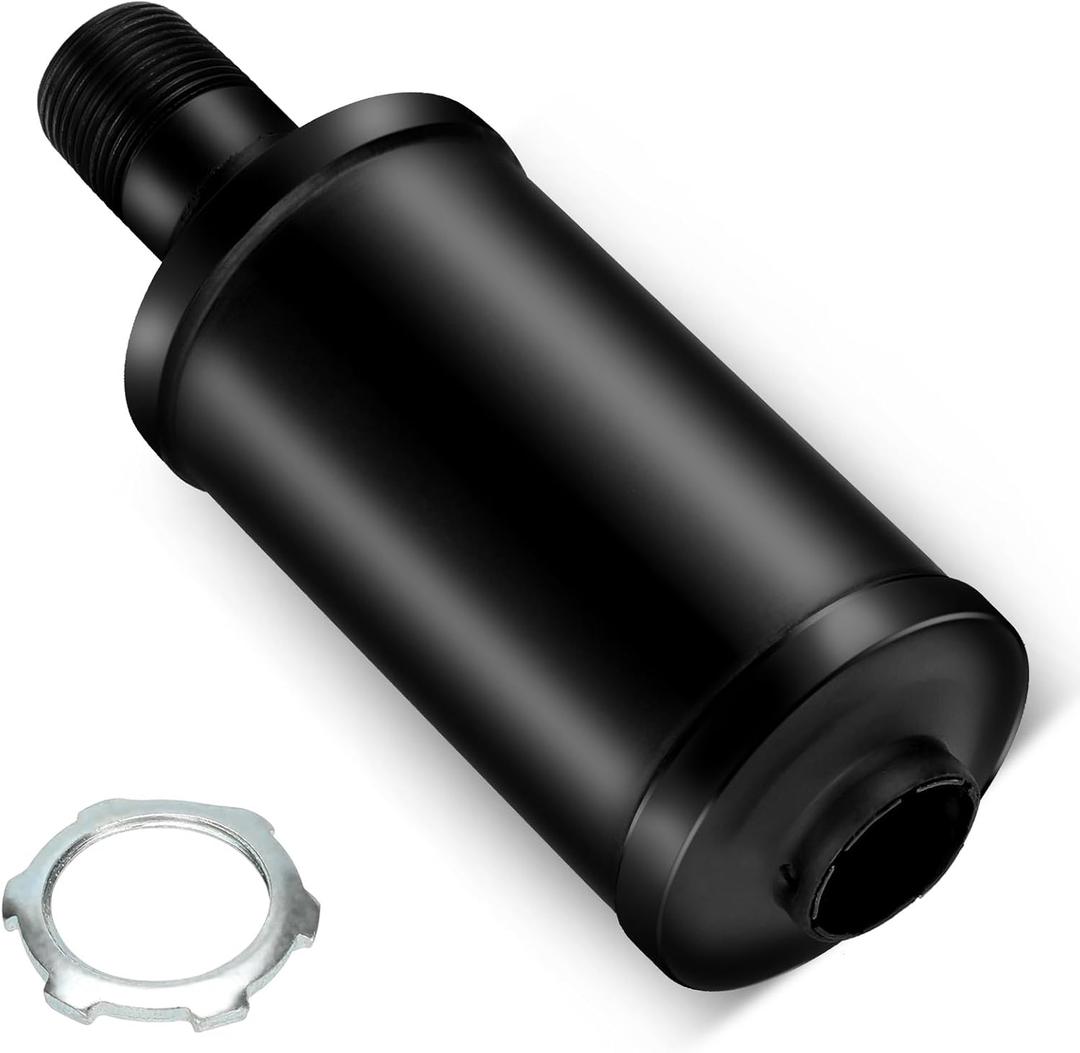 FVRITO Exhaust Muffler Silencer for Predator 196cc 212cc 301cc 420cc Coleman CT200u Trail 200 BT200x CT100u CC100x Go Kart Mini Bike Massimo Baja MB200 KT196 GX160 GX200 Clone 6.5hp Engine Parts Black