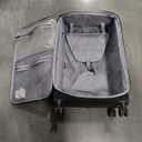 SwissGear Sion II Softside Expandable Luggage with Spinner Wheels, Black, Checked-Large 28-Inch