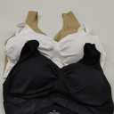 Hiking Gril Women's Comfort Wirefree Bralette Unpadded Sleep Yoga Bra, Size 3 XL