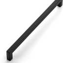 Ravinte 1 Pack 10 Inch Kitchen Square Cabinet Handles Matte Black Pulls Black Drawer Pulls Kitchen Cabinet Hardware for Cupboard Drawer Handles