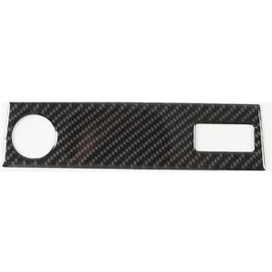 Soft Carbon Fiber Car Gear Panel Frame Water Cup Holder Panel Frame Sticker Car Interior Accessories Compatible for BMW X1 U11 2023-2024(32)
