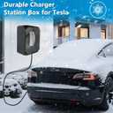 Outdoor Charger Station Cover Box fit for Tesla gen 3th Wall Connector & Most EV Charger, Waterproof with Upgraded Sealing Gasket Dustproof (for Outdoor ONLY) Wall Mount Charger Enclosure