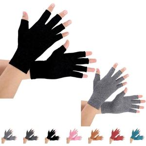 Brace Master 2 Pairs Arthritis Gloves, Compression Gloves for men and women (L, Pureblack+Gray)