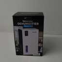 NineSky Dehumidifier for Home, 95 OZ Water Tank, (1000 sq.ft) Dehumidifiers for Bathroom Bedroom Basement with Auto Shut Off,7 Colors LED Light(White)