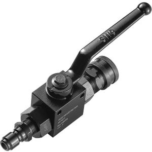 RIDGE WASHER High Pressure Ball Valve, Pressure Washer Shut Off Valve for Power Washer Hose, 3/8 Quick Disconnect, 4500 PSI