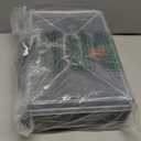 Upgraded Large Capacity Battery Storage Organizer with Tester, Battery Organizer Holds 185+Batteries with DoubleSided & Portable Handle, Fireproof & SplashProof Battery Holder for Most Sizes, Black