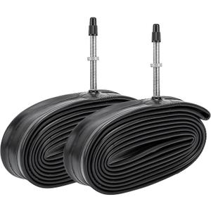 Heavy Duty 26 Bike Tubes 26x1.75/2.25 FV48MM Presta Valve 26" Bicycle Tubes ETRTO 45/57-559 Inner Tubes Compatible with 26x1.75 26x1.95 26x2.0 26x2.10 26x2.125 26x2.25 Bike Tire Tubes (2-PCS)