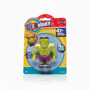 JA-RU Stretchy Monster Toy 3.5" Tall (1 Monsters Assorted) Halloween Action Figures Squish Pull Fidget Toy Stretching 400% his Size Calming Stress Toy for Kid & Boy Toys Party Favor 4303-1s