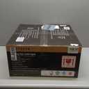 LED 20 Smart Linen Fabric Drum Dimmable Ceiling Fan with Light and Remote,Low Profile Round Lamp Lighting,Small Circle Semi Flush Mount Fandelier Fixture for Indoor Bedroom Dining Kitchen