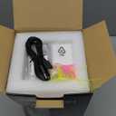 Jellyfish Lamp LED Mood Night Light with 7 Color Changing, Remote Control Large Jellyfish Aquarium Tank Night Light to Decorate Home Office, Gifts for Kids Teens Adults, 5.12" Dia x 11.42" H (Black)