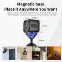 Mini WiFi Small Video 1080p HD Wireless Magnetic Security Camera Mini Wireless Camera, Fixable Magnetic Security Camera