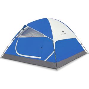 CAMEL CROWN Tents for Camping 3-4 Person Camping Dome Tent, Waterproof,Spacious, Lightweight Portable Backpacking Tent for Outdoor Camping/Hiking
