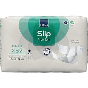 Abena Hypoallergenic Slip Junior Premium Incontinence Briefs, for Juniors Aged 5-15, Eco-Labeled, Level 2, 32 Count
