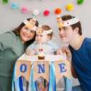 2 x 30 Pack Birthday Crowns for Kids Classroom, Paper DIY Crowns Hats for School Classroom Birthday Party Supplies