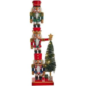 Kurt Adler 18-Inch Battery Operated Nutcracker with Light Up Tree