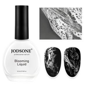 JODSONE Ocean Wave Blooming Gel Nail Polish,16.5ml Wave White Blooming Liquid for Spreading Effect Wave,High Fluidity Wave Textures for Ocean Wave Nail Art,DIY Nail Art Design,Use with Gel Polish