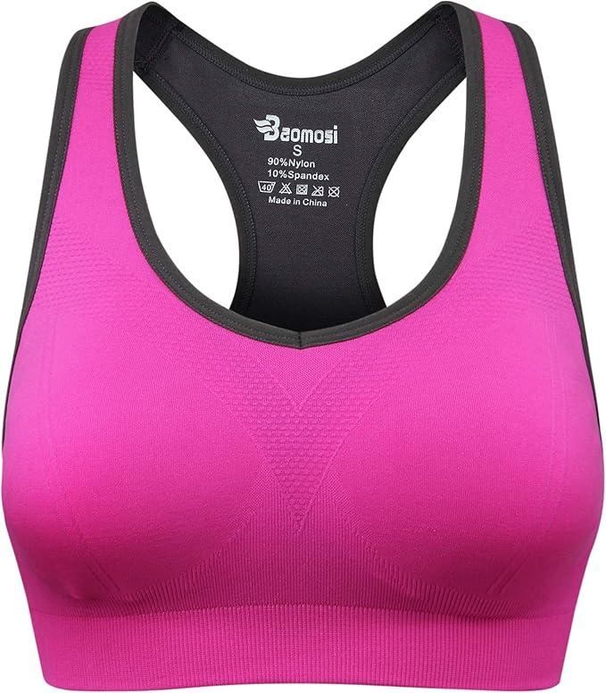 Women's Seamless Racerback Sports Bra High Impact Support Yoga Gym Workout Fitness , XL Women's Seamless Racerback Sports Bra High Impact Support Yoga Gym Workout Fitness , XL