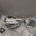 Yonida Non Stick Frying Pans with 2 Lids, 8+10+12 inch, Hybrid Frying Pans Set Nonstick,Skillets Stainless Steel Upgrade, Dishwasher & Oven-Safe, Induction Compatible Cooking Pan, PFOA Free Cookware