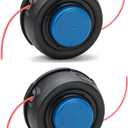 Upgraded 2 Pack T35 Tap Advance String Trimmer Head 537388101 Compatible with Husqvarna Straight Shaft Trimmers 100-500 Series 525L Trimmer Head 525LS 123L 232L 322L 323L 324L 325L Weed Eater Parts