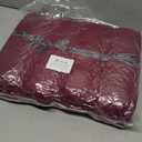 TEXARTIST Premium 2100 Series Queen Comforter All Season Breathable Burgandy Comforter Soft 4D Spiral Fiber Quilted Down Alternative Duvet Insert with Corner Tabs Luxury Hotel Style (88"x88")