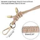uxcell Leather Purse Strap, 80cm/31.5" PU Adjustable Purse Straps Replacement for Women Handbag Shoulder Crossbody Bag, Khaki
