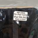 OKP Case for iPad 11-inch (A16) 2025 / 10th Generation 2022, for ipad 11th /10th 10.9 inch with Multi-Angle Viewing PU Leather Stand Cover with Pencil Holder & Pocket, Auto Sleep/Wake, Black