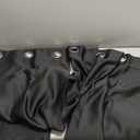 NICETOWN Pitch Black Solid Thermal Insulated Grommet Blackout Curtains/Drapes for Bedroom Window (2 Panels, 42 inches Wide by 63 inches Long, Black)