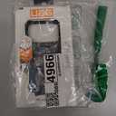 URBAN ARMOR GEAR UAG Designed for iPhone 17 Pro Case with Kickstand Plasma XTE - Compatible with MagSafe Transparent Military Grade Protective Cover, Black/Pop Orange