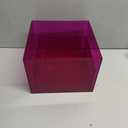 6Pcs Purple Buffet Risers Acrylic Boxes Display Food Risers for Buffet Table Platter Parties Weddings Catering Dessert Collectibles Figures Show ( 6''x7''x8'')