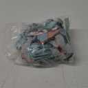 Dearnow Teen Swimsuits for Girls 12-14 One Piece Control Front Cross Ruched Tie Back Mint Green Solid Color Adjustable Straps Bathing Suit Swimwear with Drawstring Cover Up (Size Girls 13-14YO)