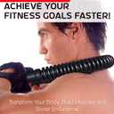 Zenooze Power Twister Bar, Chest Exerciser for Men, The Ultimate Upper Body Chest Workout Equipment for Strengthening Your Chest, Shoulders, Forearms, Biceps, and Arms Barra para Hacer Ejercicio, 