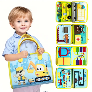 Kids Busy Busy Busy Educational Toy for Youngsters - Interactive Learning Activity Cube with Colorful Illustrations, Developmental Toy for Sensory Needs, Educational Toys for Youngster