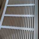 16x10 Return Air Grille(Duct Opening Size),Air Return Vent Cover,Flat Vent Cover,Rejillas De Aire Acondicionado Para Casa,Return Air Grilles,Outer Dimensions:17.75"Wx11.75"H(16"W x 10"H, Duct Opening)