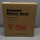 Vanity Makeup Mirror with Lights 9”x12” Hollywood Mirror with Music Speaker Dimmable 3 Color Lighting Light up Mirror with 10X Magnification 360 Degree Rotation for Bedroom Bathroom