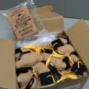 25 Sets Mini Middle School Graduation Bear 8th Grade Graduation Gifts Bulk Include Mini Stuffed Bear Bracelet Organza Bag Hello High School Card for 8th Students Class of 2026 Party Favors(Black)