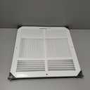 14" X 14" 4-Way AIR Supply Grille - Vent Cover & Diffuser - Flat Stamped Face - White [Outer Dimensions: 15.75"w X 15.75"h]