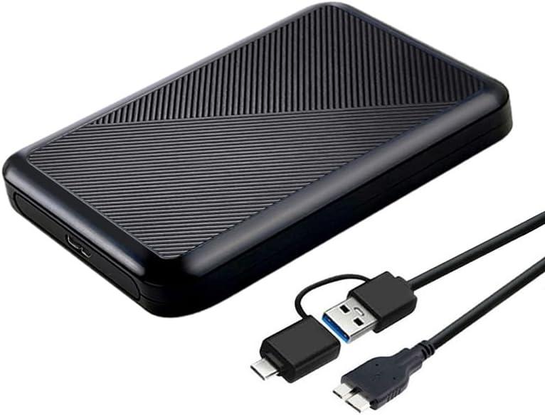 Ultra Slim Portable External Hard Drive USB 3.0 HDD Storage for PC, Mac, Laptop, PS4, Xbox one (750GB)