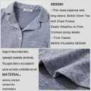 Aamikast Women's Pajama Sets Long Sleeve Button Down Sleepwear Nightwear Soft Pjs Lounge Sets (XXL)