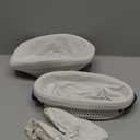 Banneton Bread Proofing Baskets 2 Pack - Round & Oval Handwoven Cotton Rope Sourdough Proofing Baskets, with Removable Liners & Covers, Artisan Homemade Bread Baking Supplies