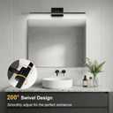 24 Inch Bathroom Vanity Light, Bathroom Light Fixtures Over Mirror