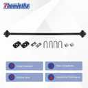 Trailer Axle 2000 lbs Axle Beam 4 Lug Trailer Axle 56.5 inch Hub Face 46.5 inch Spring Center