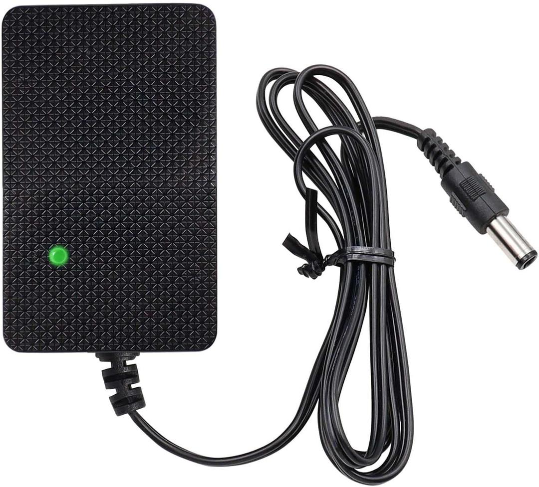 24V / 25.2V 1.5A Battery Charger with DC5521 Male Connector, Charging Indicator Light for 24V Lithium Rechargeable Batteries Pack, Massage Gun, Baby Carriage Ride Toy, Ride on Car