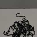 30-Pack 4 Inch Black S Hooks, Vinyl Coated Heavy Duty Hanging Hooks for Closet,Kitchen,Bathroom & Garage Organization,Versatile Indoor/Outdoor Solution