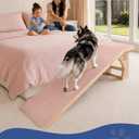 iPetba Large Dog Ramp for Bed with Platform, Joint & Spine Support