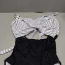 Eomenie Women's One Piece Swimsuits Tummy Control Cutout High Waisted Bathing Suit Wrap Tie Back 1 Piece Swimsuit, Medium