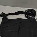 Crescent Bags for Women Nylon Hobo Crossbody Bags Casual Shoulder Handbags Multi-Pocket Sling Bag Lightweight Crossbody Purse (Black)