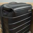 Samsonite Omni 2 24-Inch Medium Checked Hardside Luggage with 360 Spinner Wheels - Scratch Resistant Hardshell - TSA Lock - Expandable Polycarbonate Shell for Lightweight Travel - Midnight Black