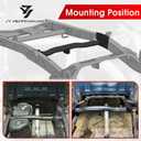 JY PERFORMANCE Rear Fuel Tank Support Crossmember Compatible for 2007-2014 Chevy Silverado 1500 & GMC Sierra 1500
