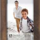Malden 4x6 Picture Frame - Wide Real Wood Molding, Real Glass - Stonewashed Walnut
